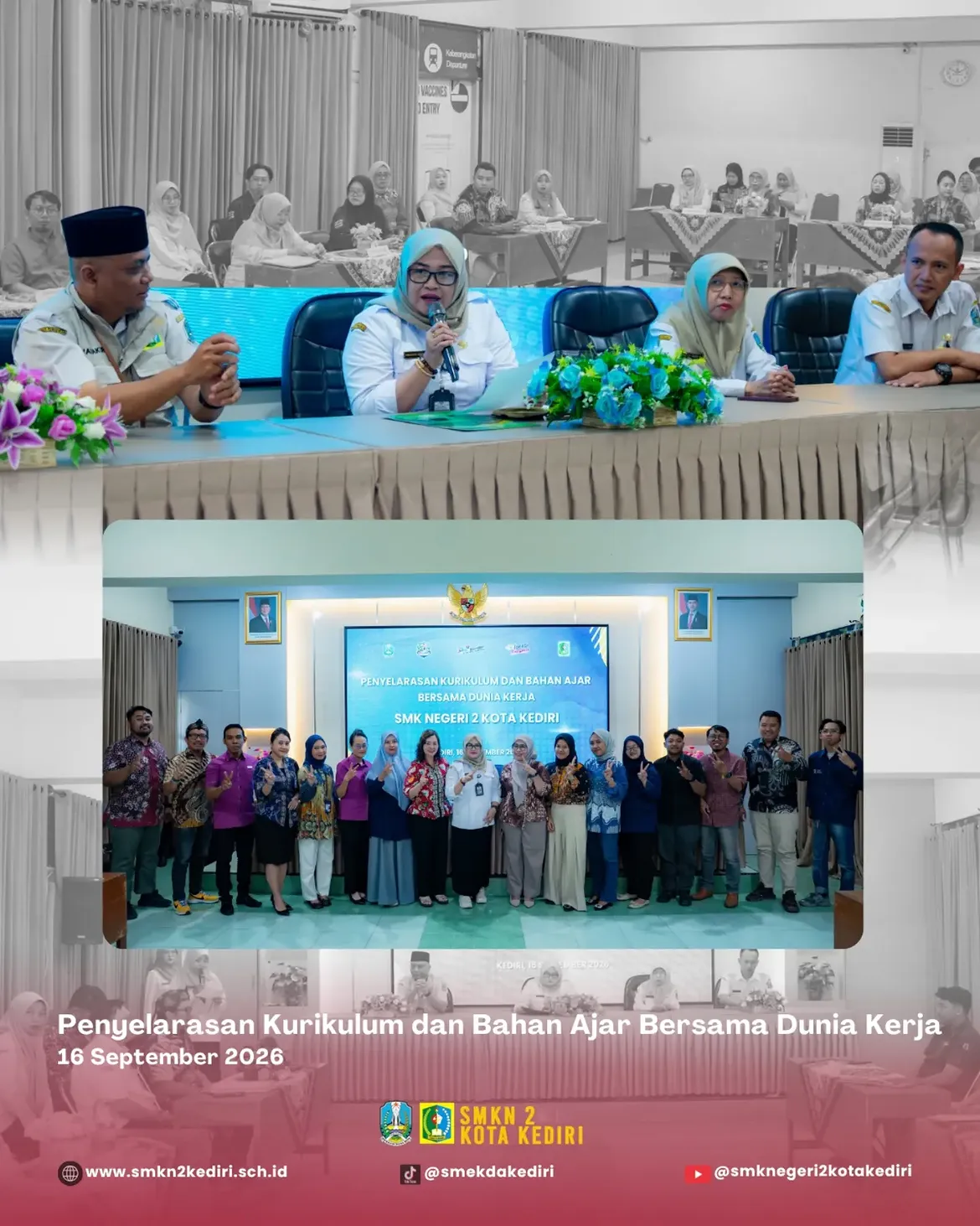Penyelarasan Kurikulum dan Bahan Ajar Bersama Dunia Kerja.