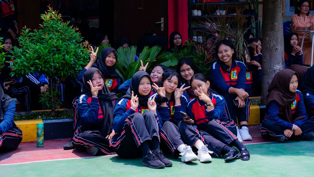 Keseruan Murid mengikuti KTS